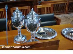 Голосование старинным методом в Сан-Марино